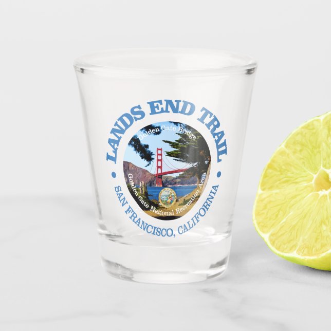 Lands End Trail (OBP) Shot Glass (Front)