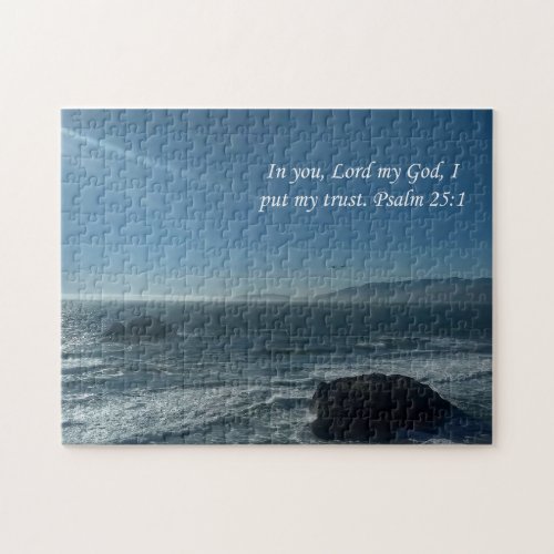 Lands End with Psalm Jigsaw Puzzle
