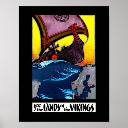 Lands of the Vikings Poster