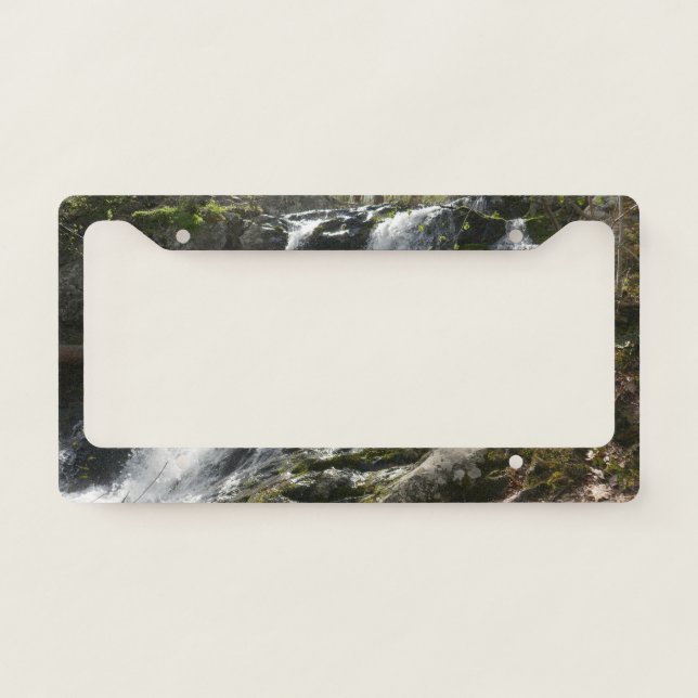 Lands Run Falls License Plate Frame (Front)