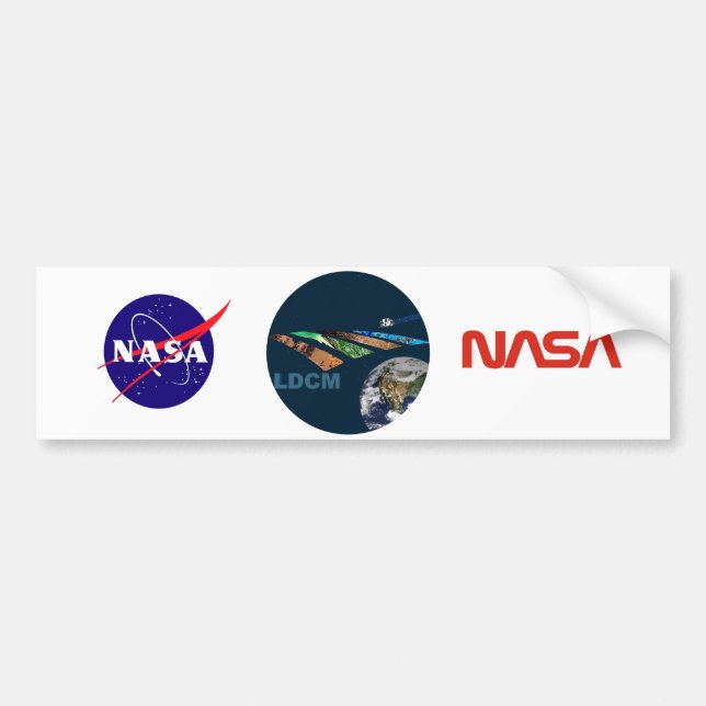 Landsat Data Continuity Mission Program Logo Bumper Sticker (Front)