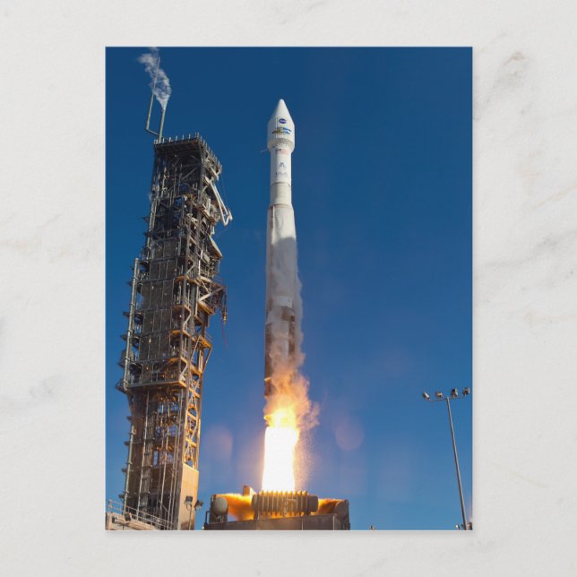 Landsat Spacecraft Launch Postcard (Front)