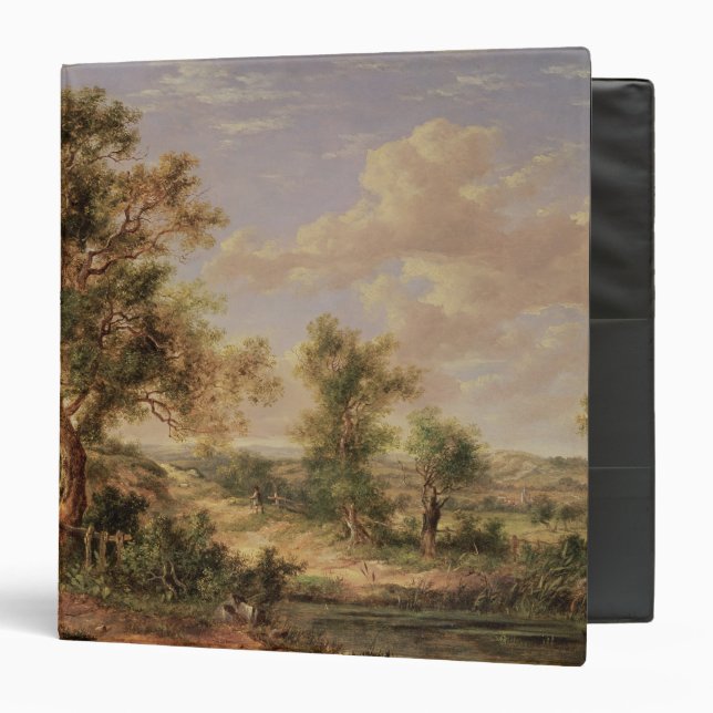 Landscape, 19th century 3 ring binder (Front/Inside)