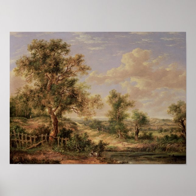 Landscape, 19th century poster (Front)