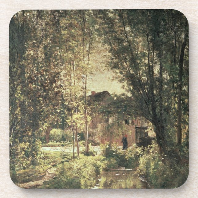 Landscape 2 beverage coaster (Front)