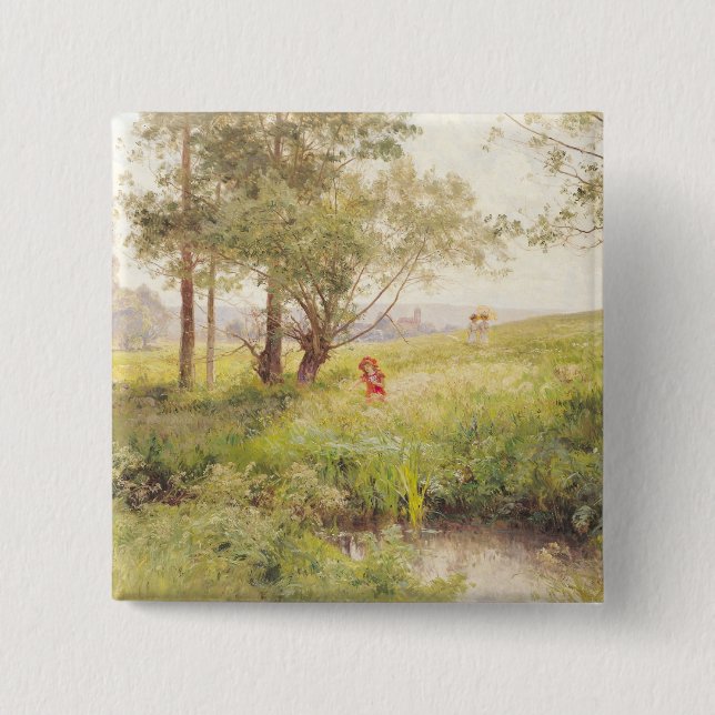 Landscape 3 pinback button (Front)