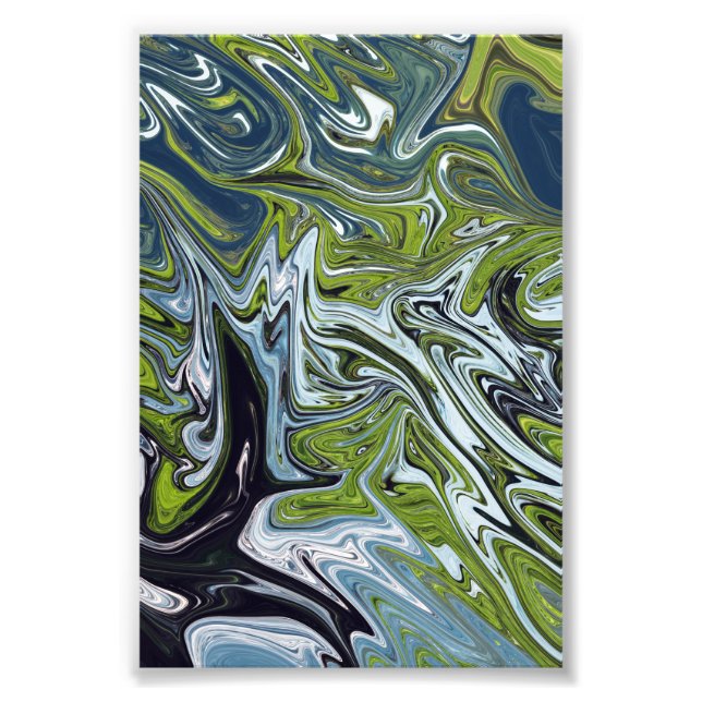 Landscape Abstract Painting | Best fine art Photo Print (Front)