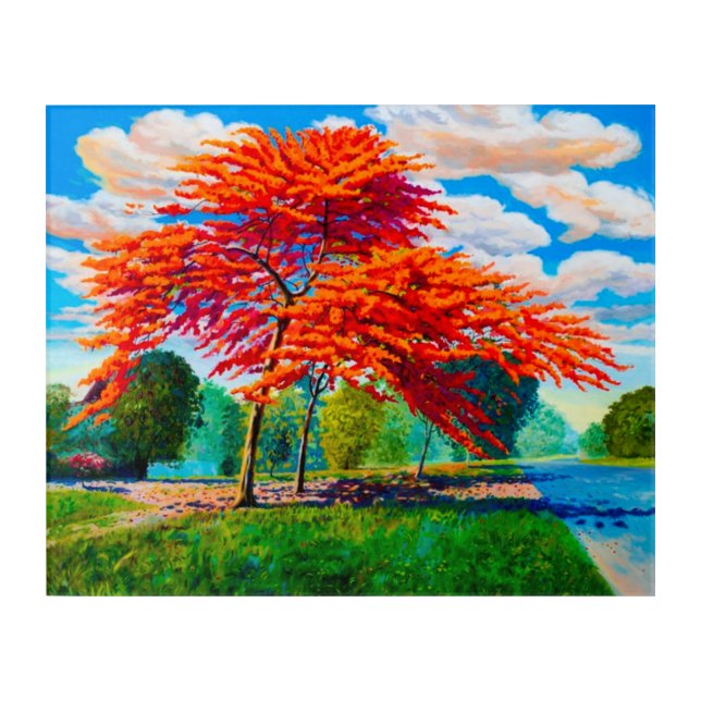 Landscape Acrylic Print (Front)