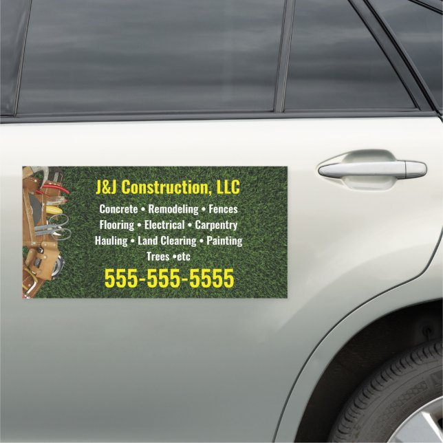 Landscape and Construction Car Magnet (In Situ)