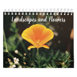 Landscape and Flowers Calendar