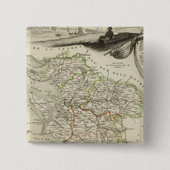 Landscape and Forest Button (Front)