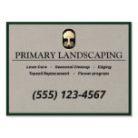 Landscape and Lawn Care Design Tree with Roots  Si Sign
