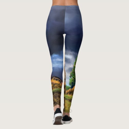 Landscape and Weather in the Netherlands _ Drawing Leggings