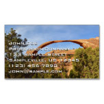 Landscape Arch at Arches National Park Business Card Magnet