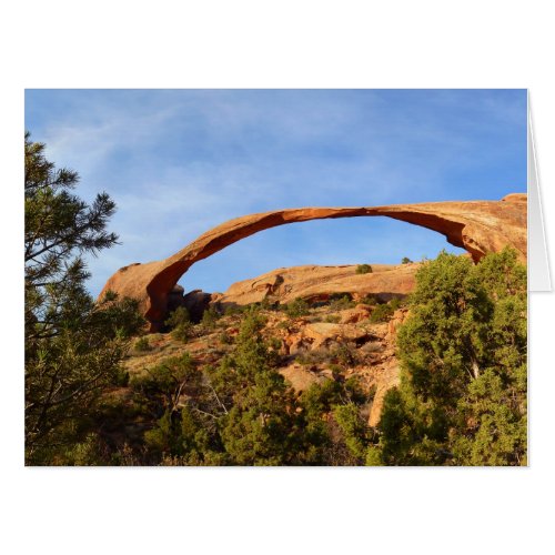 Landscape Arch at Arches National Park Card