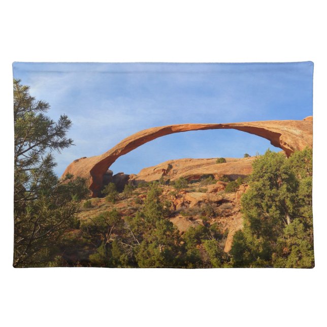 Landscape Arch at Arches National Park Cloth Placemat (Front)