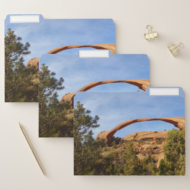 Landscape Arch at Arches National Park File Folder (Set)