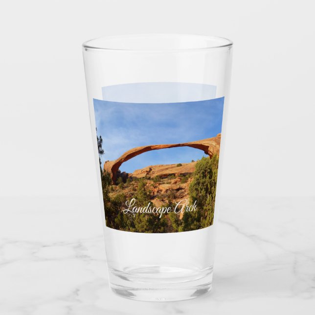 Landscape Arch at Arches National Park Glass (Front)