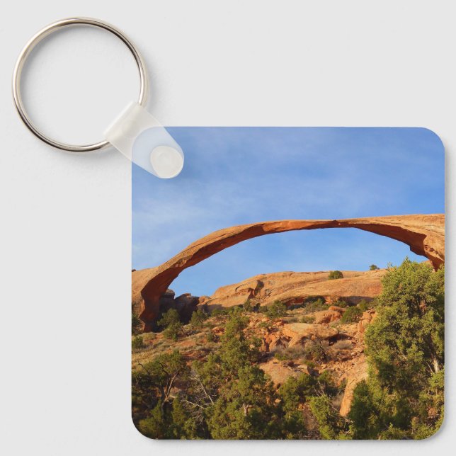 Landscape Arch at Arches National Park Keychain (Front)