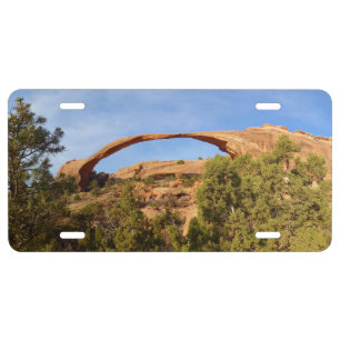 Landscape Arch at Arches National Park License Plate