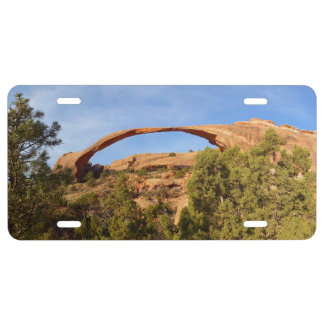 Landscape Arch at Arches National Park License Plate