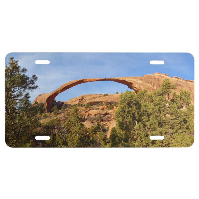 Landscape Arch at Arches National Park License Plate (Front)