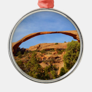 Landscape Arch at Arches National Park Metal Ornament