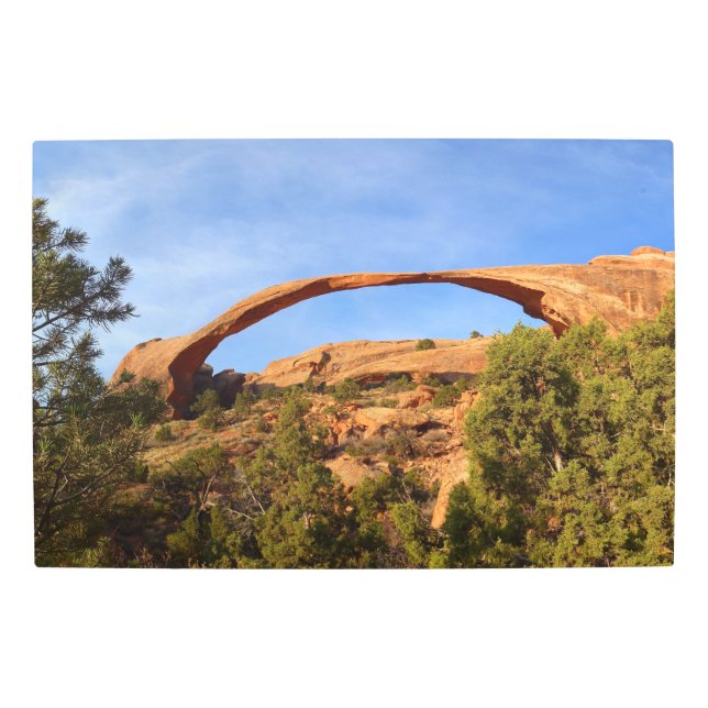 Landscape Arch at Arches National Park Metal Print (Front)