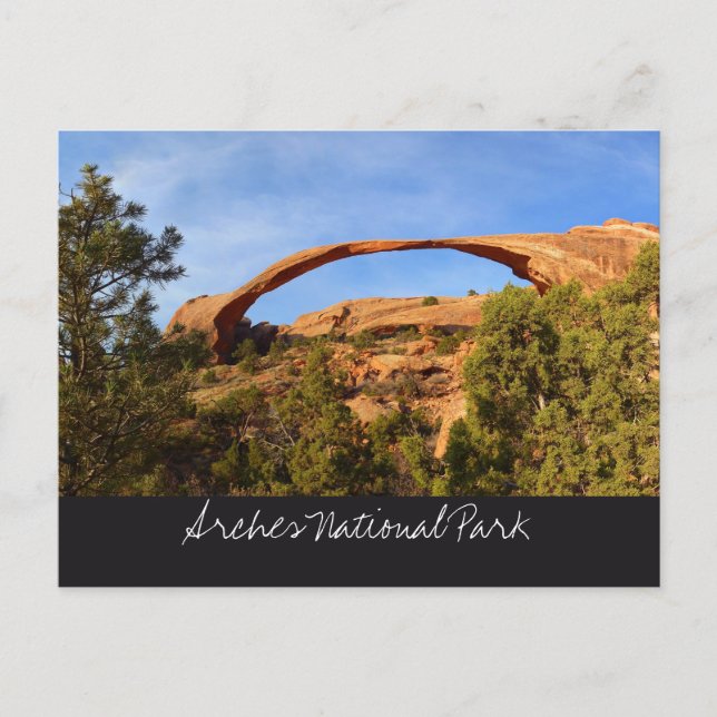 Landscape Arch at Arches National Park Postcard (Front)