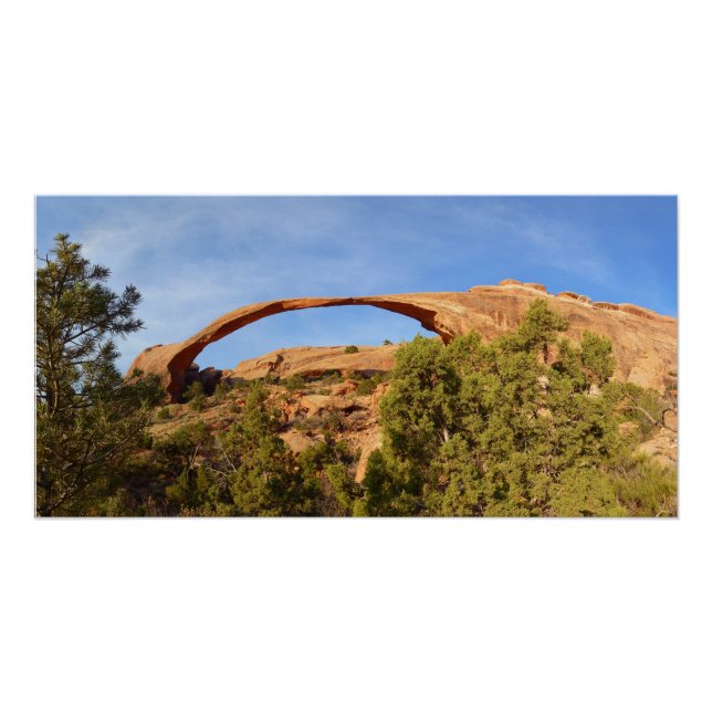 Landscape Arch at Arches National Park Poster (Front)
