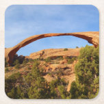 Landscape Arch at Arches National Park Square Paper Coaster