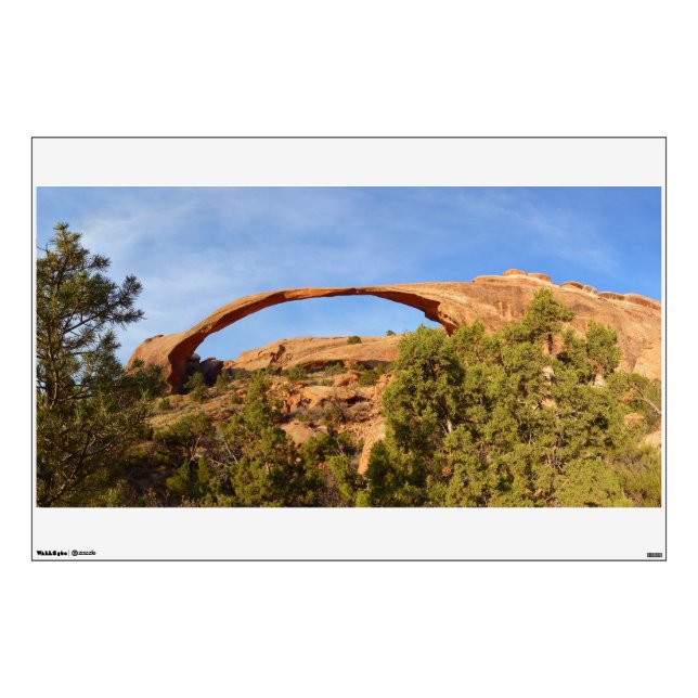Landscape Arch at Arches National Park Wall Decal (Front)