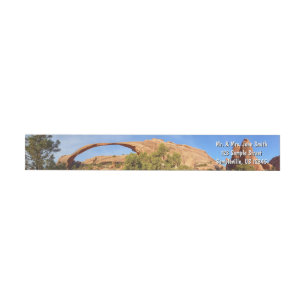 Landscape Arch at Arches National Park Wrap Around Label