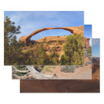 Landscape Arch at Arches National Park Wrapping Paper Sheets
