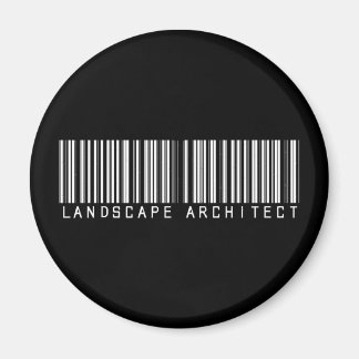 Landscape Architect Bar Code Magnet
