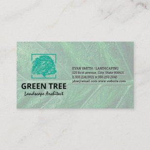 Landscape Architect Tree Business Card