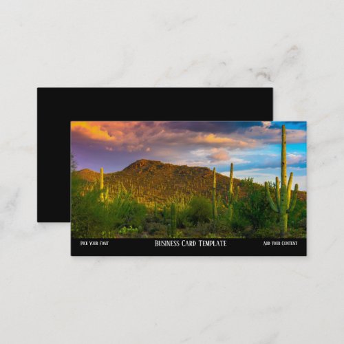 Landscape Arizona Desert Business Card