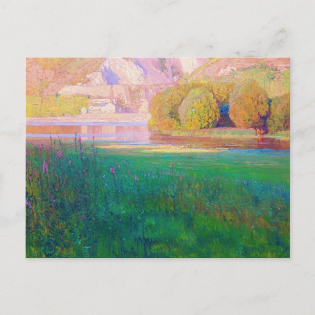 Landscape art nature by Carl Moll Postcard (Front)