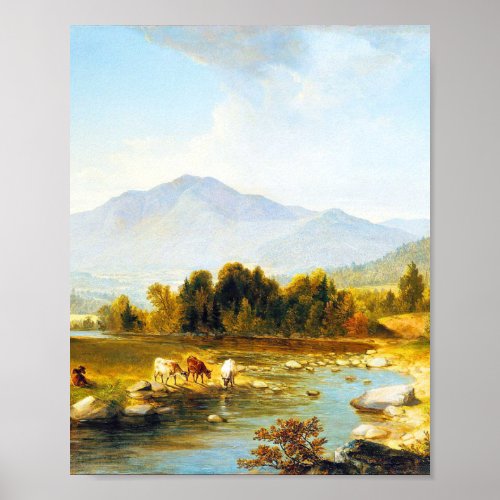 Landscape art painting by Asher Brown Durand  Poster