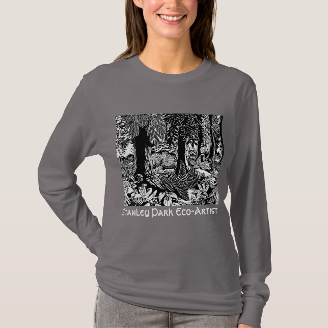 Landscape Art T-shirts Stanley Park Eco-Art Shirts (Front)