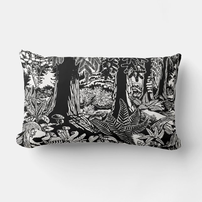 Landscape Art Throw Pillows Canada Lanscape Gifts (Front)