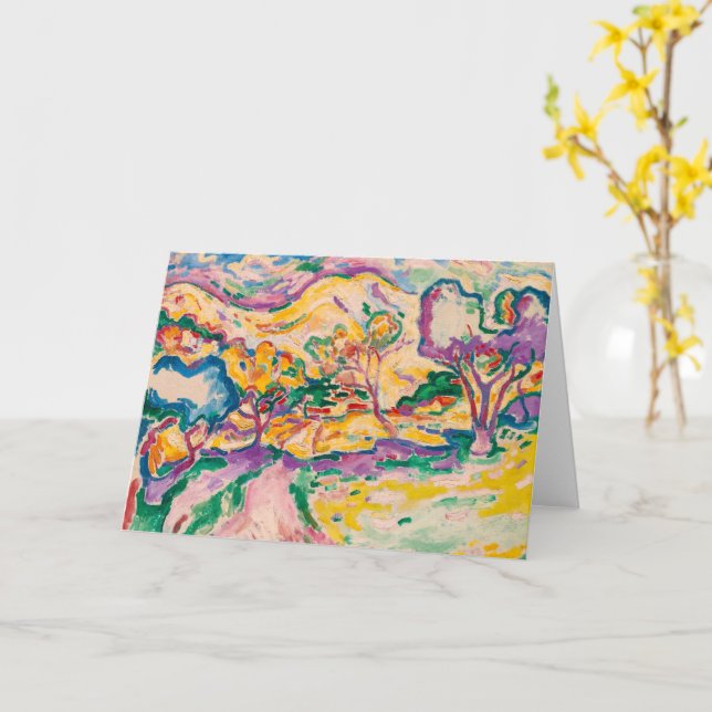 Landscape at La Ciotat | Georges Braque | Card (Yellow Flower)