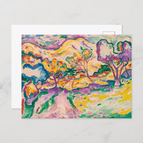 Landscape at La Ciotat  Georges Braque  Postcard