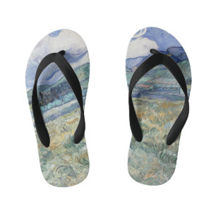 Landscape Behind Saint-Paul Vincent van Gogh Kid's Flip Flops