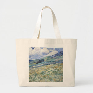 Landscape Behind Saint-Paul Vincent van Gogh Large Tote Bag