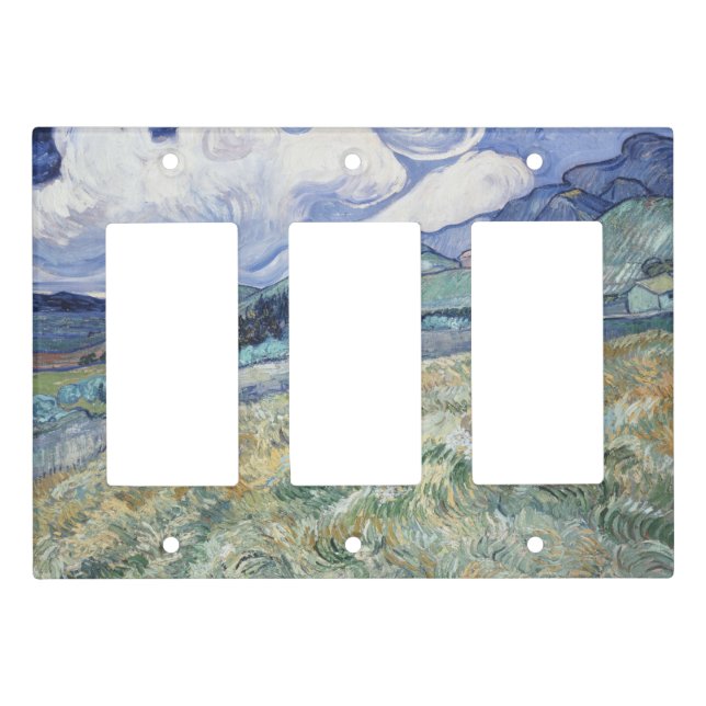  Landscape Behind Saint-Paul Vincent van Gogh      Light Switch Cover (Front)