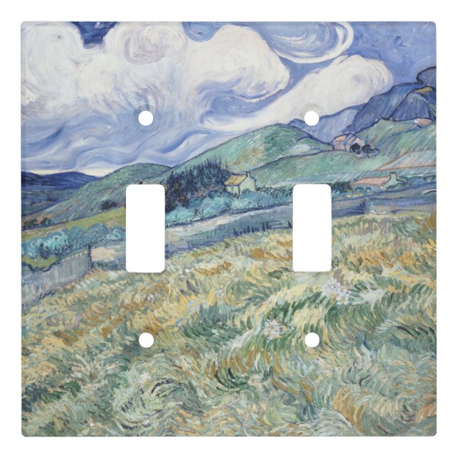  Landscape Behind Saint-Paul Vincent van Gogh      Light Switch Cover (Front)