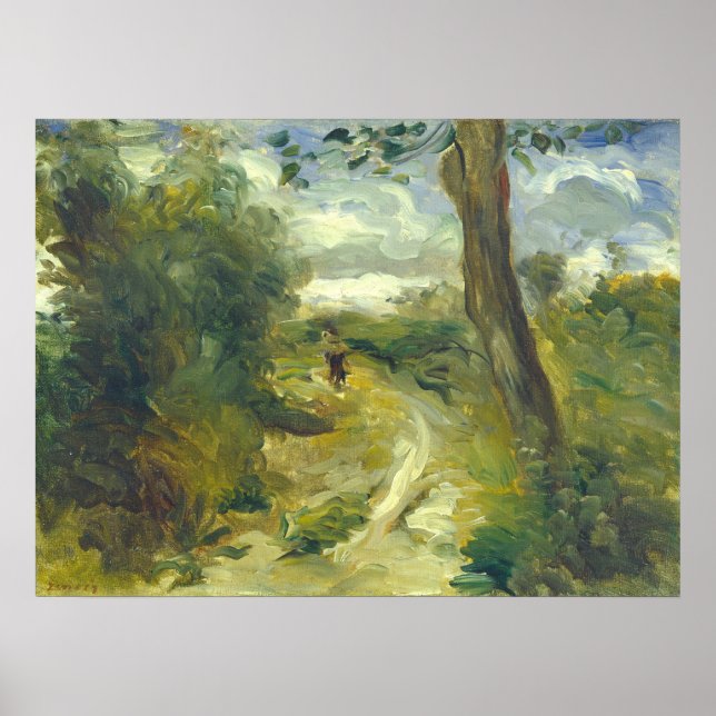 Landscape between Storms - Auguste Renoir Fine Art Poster (Front)