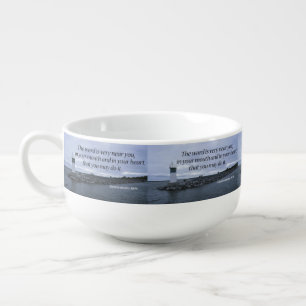 Landscape Bible Quotes Soup Mug