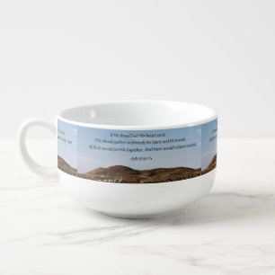 Landscape Bible Quotes Soup Mug